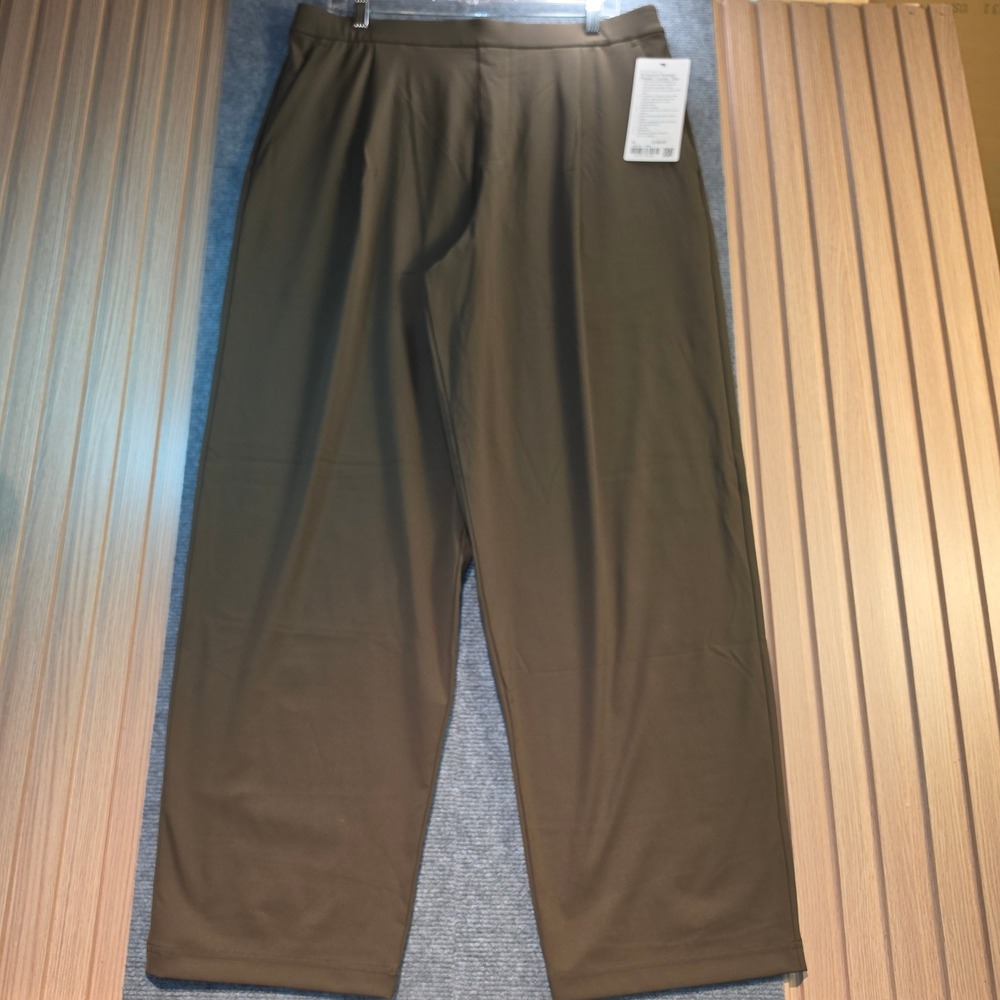 Lululemon Daydrift Relaxed Pleated Trouser Mens XL Olive Green NEW Luxtreme Pant